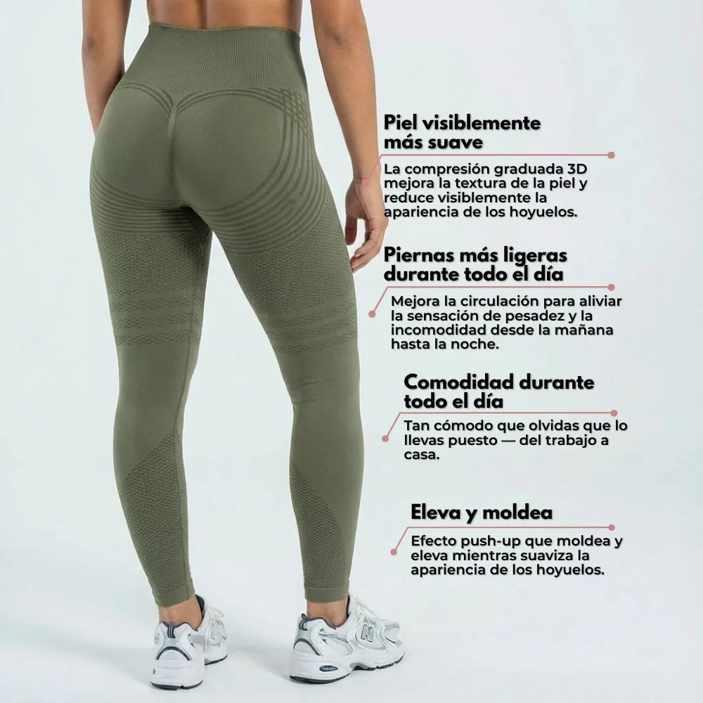 Cellumove 3D Leggings - Army Green