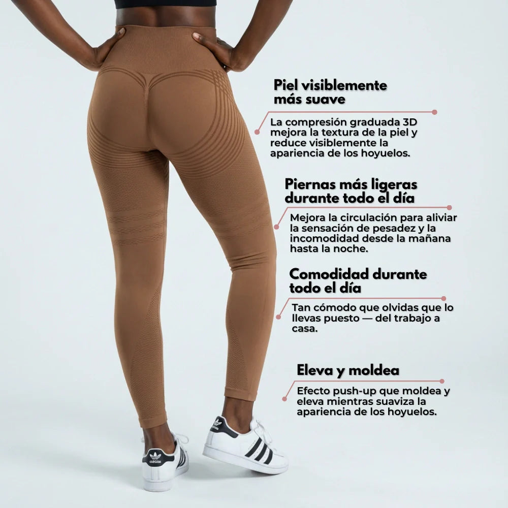 Cellumove 3D Leggings - Brown Coffee