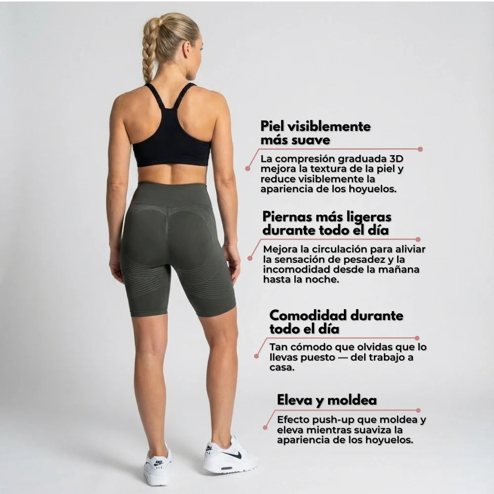 Mallas cortas Cellumove 3D – Gris oscuro